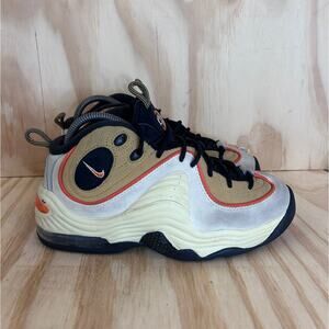 Nike - Air Penny 2  Basketball Shoes - White/Beige - Men's - 7 - DV7229-700